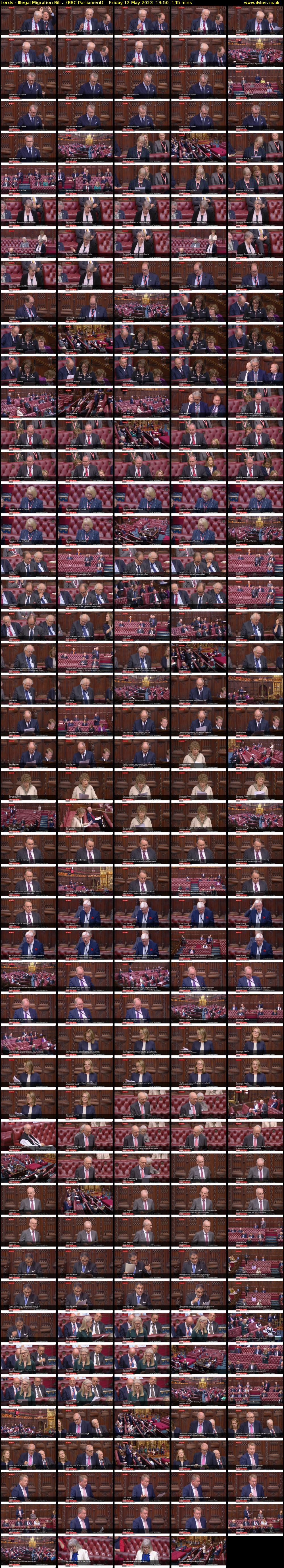 Lords - Illegal Migration Bill... (BBC Parliament) Friday 12 May 2023 13:50 - 16:15
