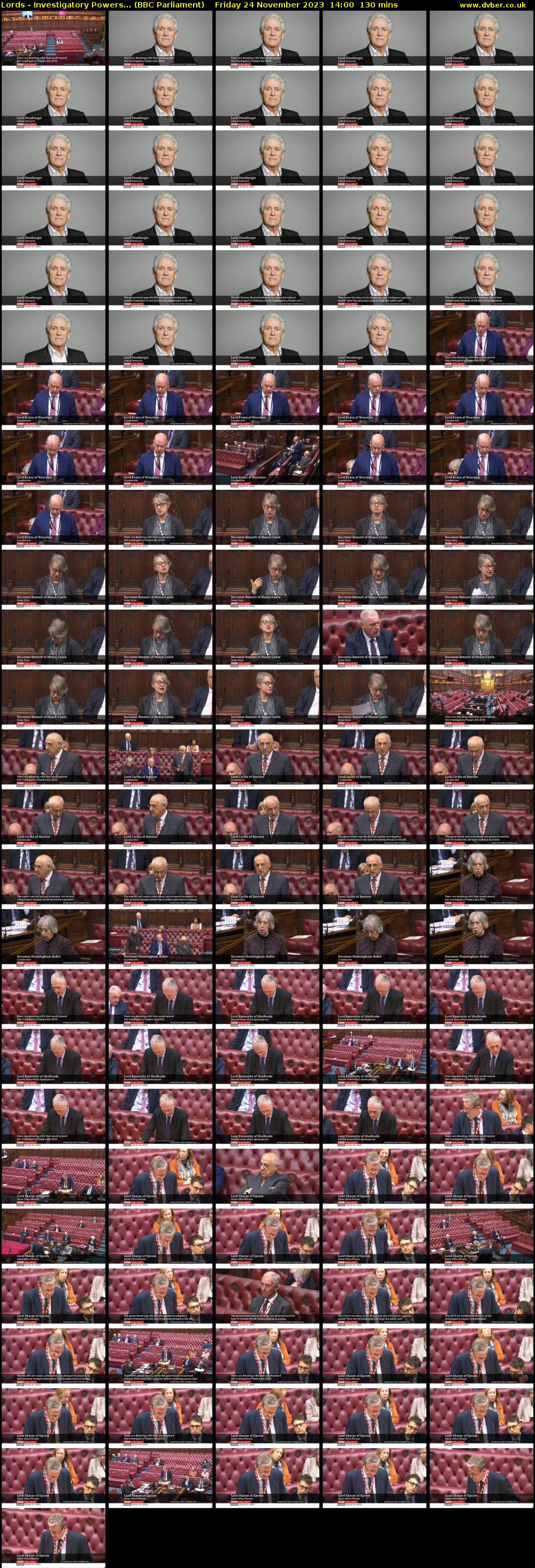 Lords - Investigatory Powers... (BBC Parliament) Friday 24 November 2023 14:00 - 16:10