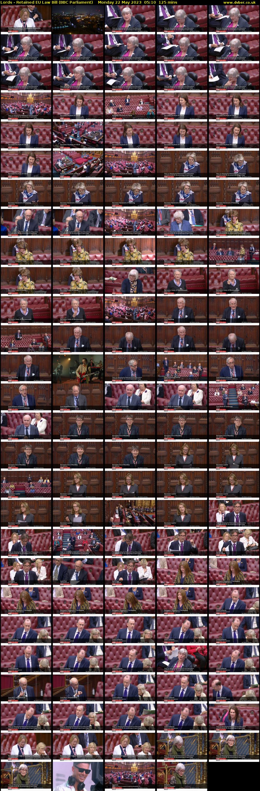 Lords - Retained EU Law Bill (BBC Parliament) Monday 22 May 2023 05:10 - 07:15