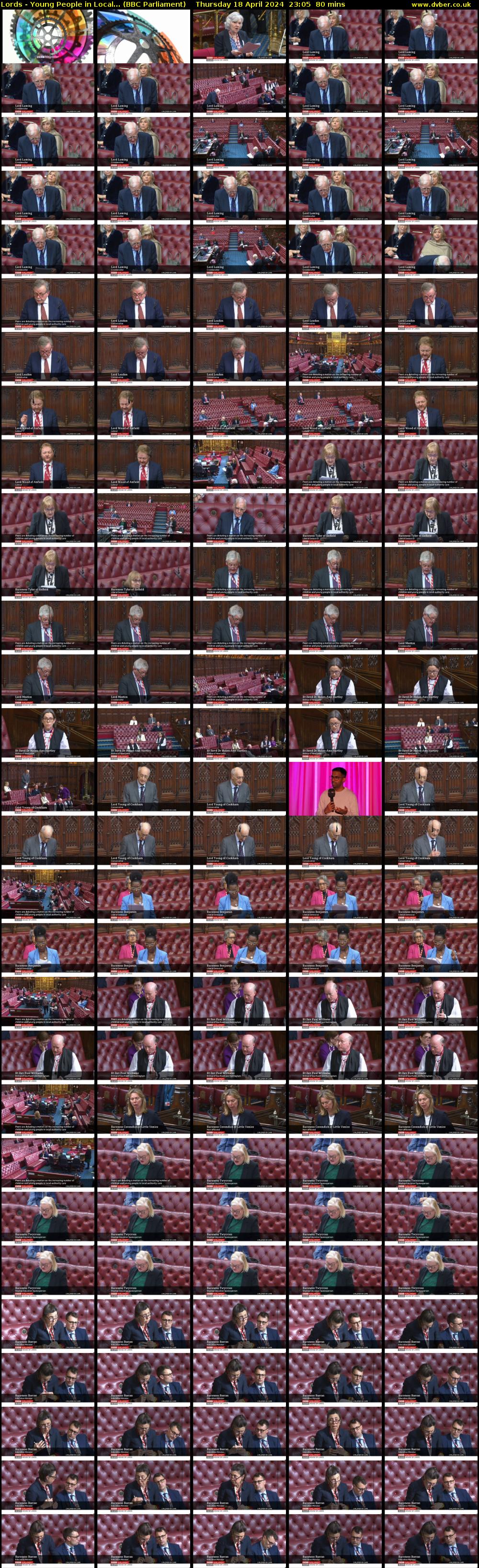 Lords - Young People in Local... (BBC Parliament) Thursday 18 April 2024 23:05 - 00:25