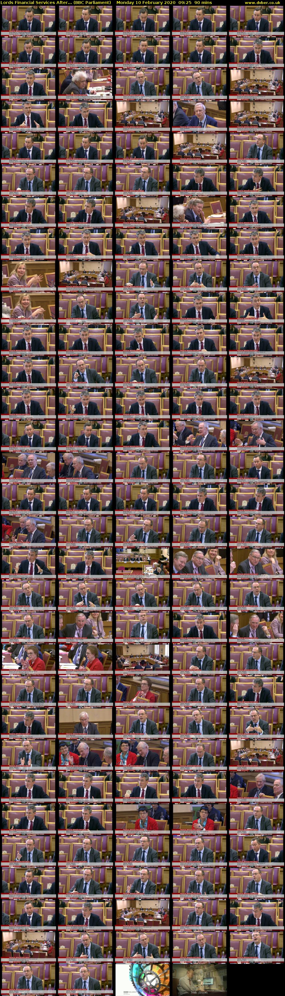 Lords Financial Services After... (BBC Parliament) Monday 10 February 2020 09:25 - 10:55