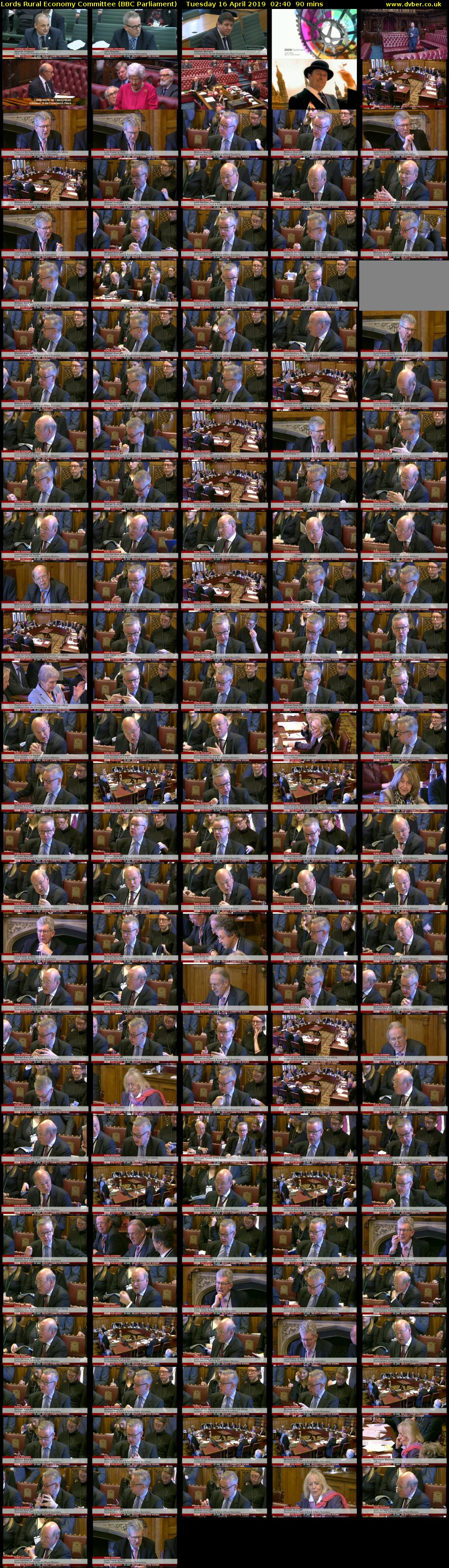 Lords Rural Economy Committee (BBC Parliament) Tuesday 16 April 2019 02:40 - 04:10