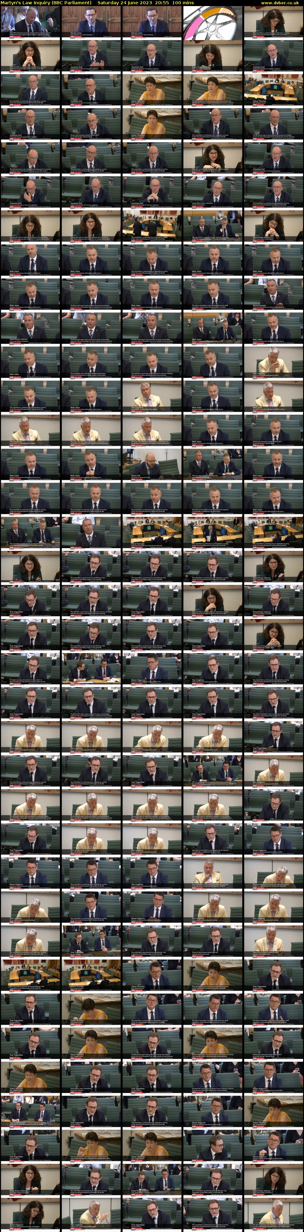 Martyn's Law Inquiry (BBC Parliament) Saturday 24 June 2023 20:55 - 22:35