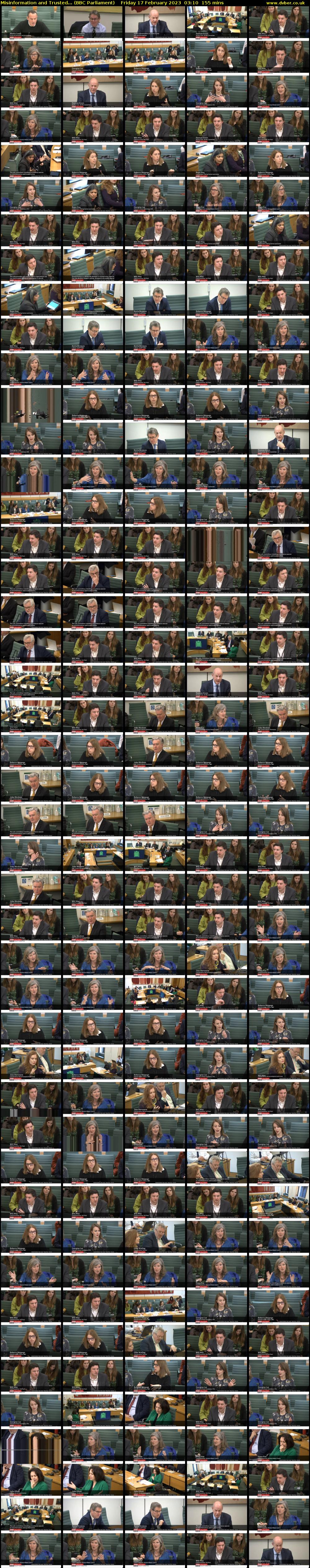 Misinformation and Trusted... (BBC Parliament) Friday 17 February 2023 03:10 - 05:45