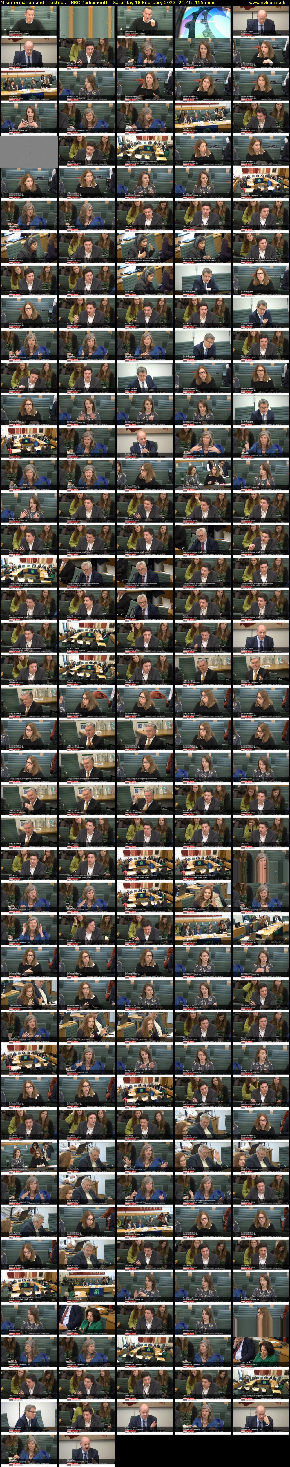 Misinformation and Trusted... (BBC Parliament) Saturday 18 February 2023 21:45 - 00:20