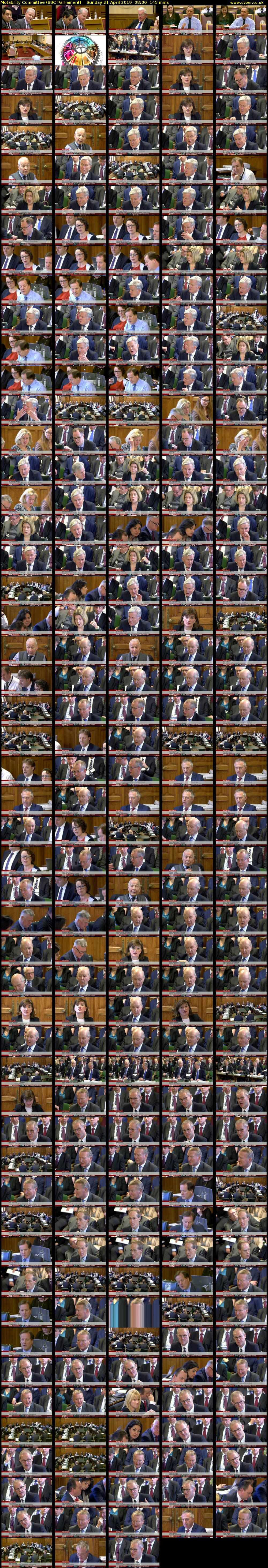 Motability Committee (BBC Parliament) Sunday 21 April 2019 08:00 - 10:25