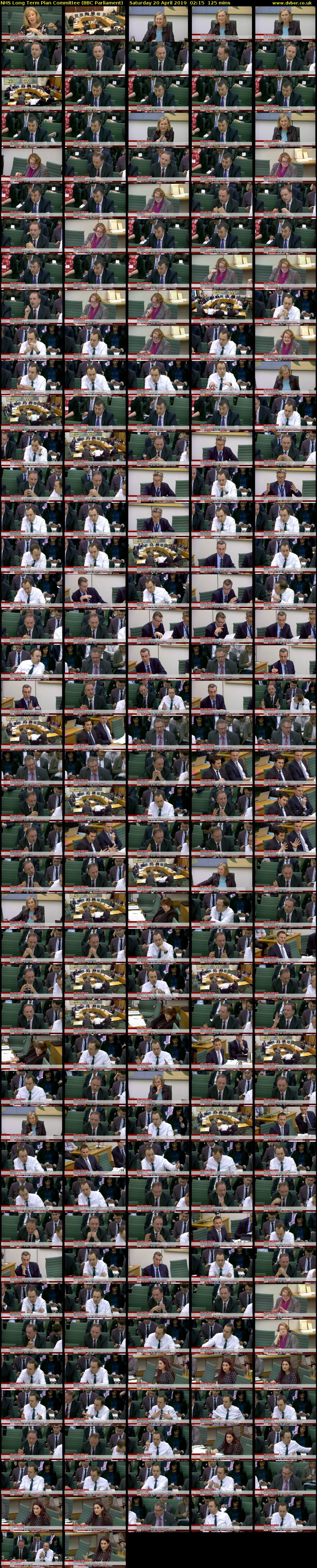 NHS Long Term Plan Committee (BBC Parliament) Saturday 20 April 2019 02:15 - 04:20