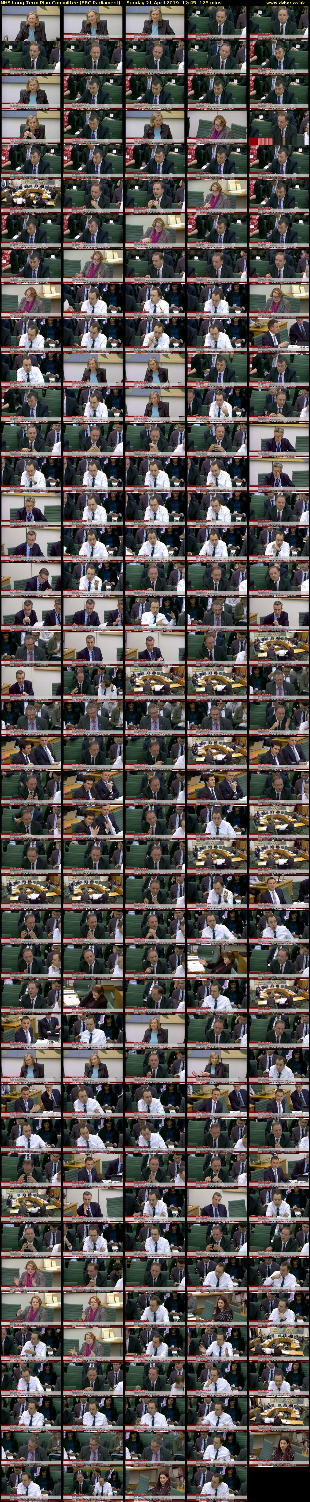 NHS Long Term Plan Committee (BBC Parliament) Sunday 21 April 2019 12:45 - 14:50