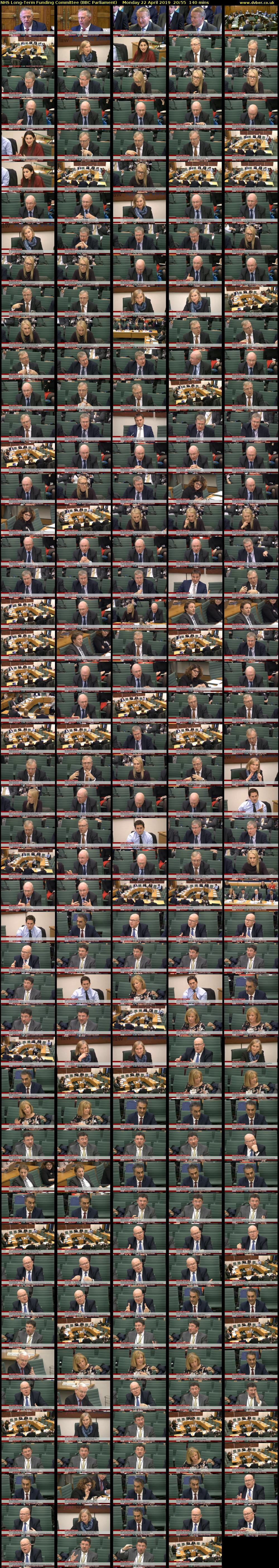 NHS Long-Term Funding Committee (BBC Parliament) Monday 22 April 2019 20:55 - 23:15
