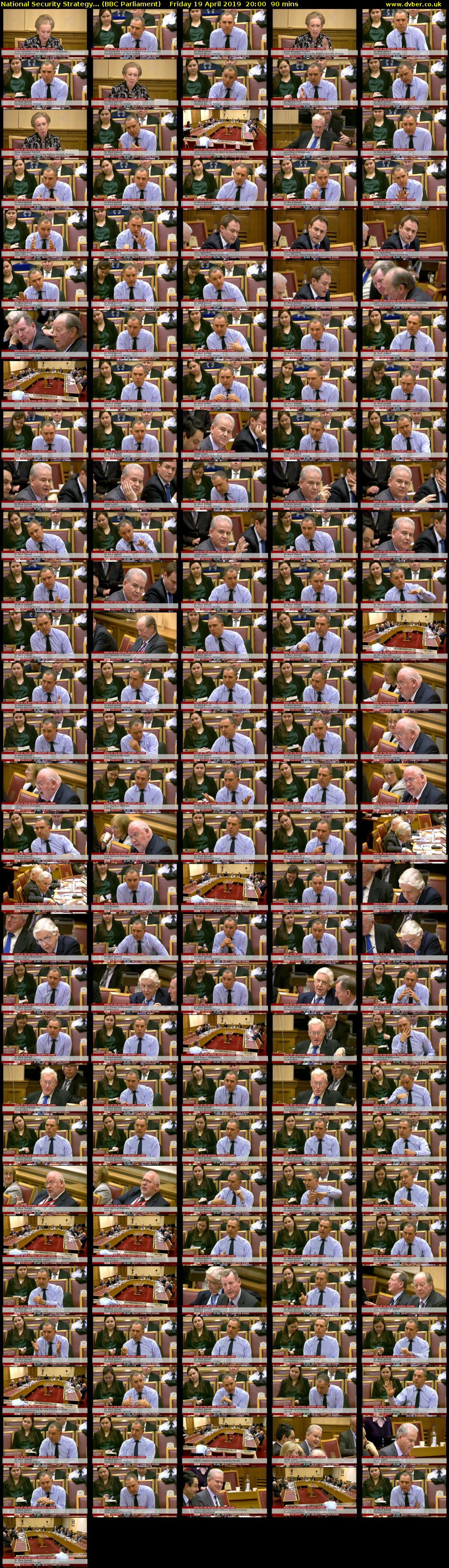 National Security Strategy... (BBC Parliament) Friday 19 April 2019 20:00 - 21:30