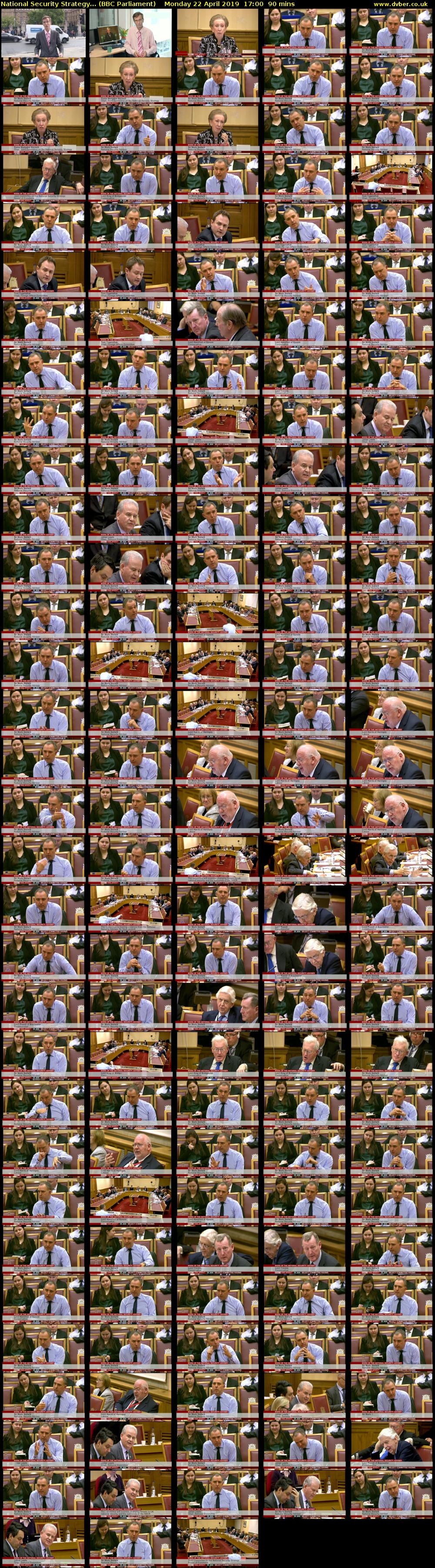 National Security Strategy... (BBC Parliament) Monday 22 April 2019 17:00 - 18:30