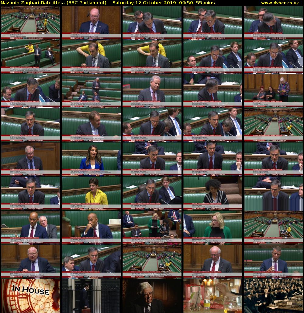 Nazanin Zaghari-Ratcliffe... (BBC Parliament) Saturday 12 October 2019 04:50 - 05:45