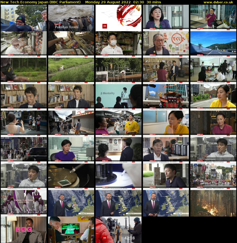 New Tech Economy Japan (BBC Parliament) Monday 29 August 2022 02:30 - 03:00