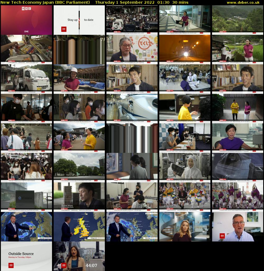 New Tech Economy Japan (BBC Parliament) Thursday 1 September 2022 01:30 - 02:00