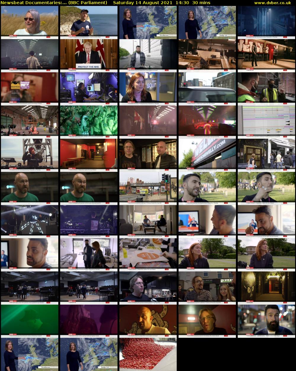 Newsbeat Documentaries:... (BBC Parliament) Saturday 14 August 2021 14:30 - 15:00