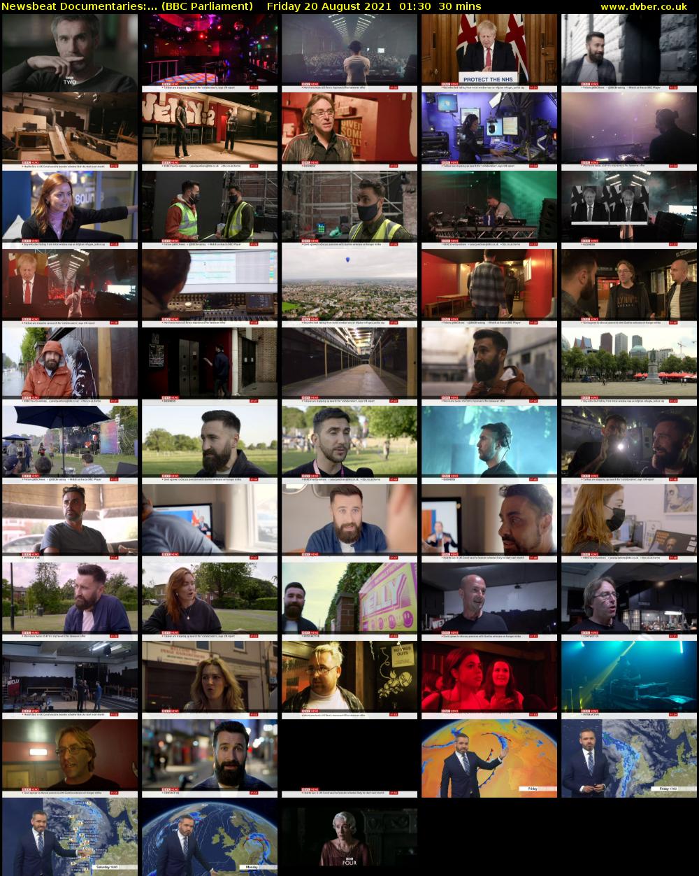 Newsbeat Documentaries:... (BBC Parliament) Friday 20 August 2021 01:30 - 02:00