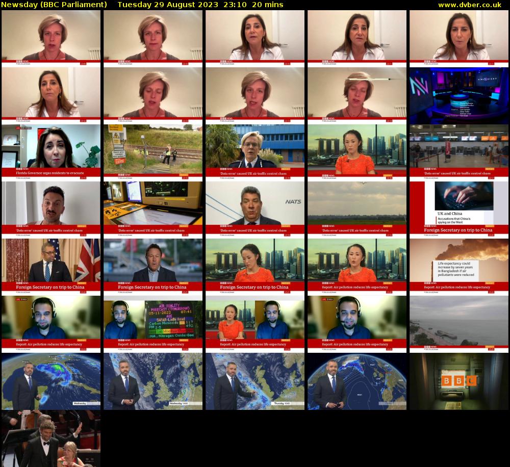 Newsday (BBC Parliament) Tuesday 29 August 2023 23:10 - 23:30