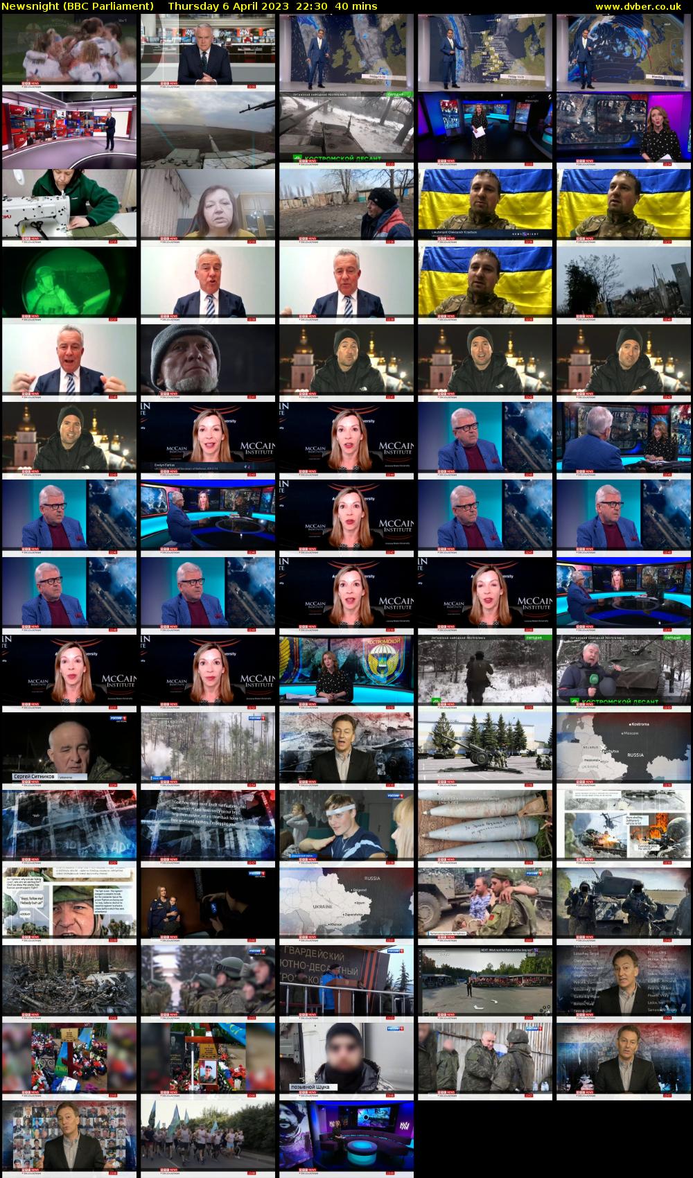 Newsnight (BBC Parliament) Thursday 6 April 2023 22:30 - 23:10