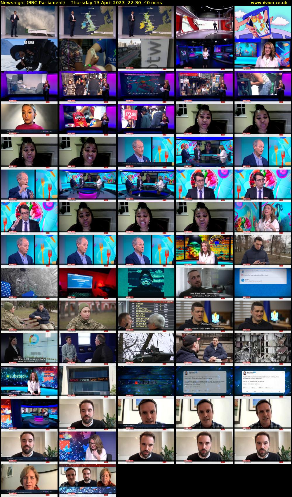 Newsnight (BBC Parliament) Thursday 13 April 2023 22:30 - 23:10