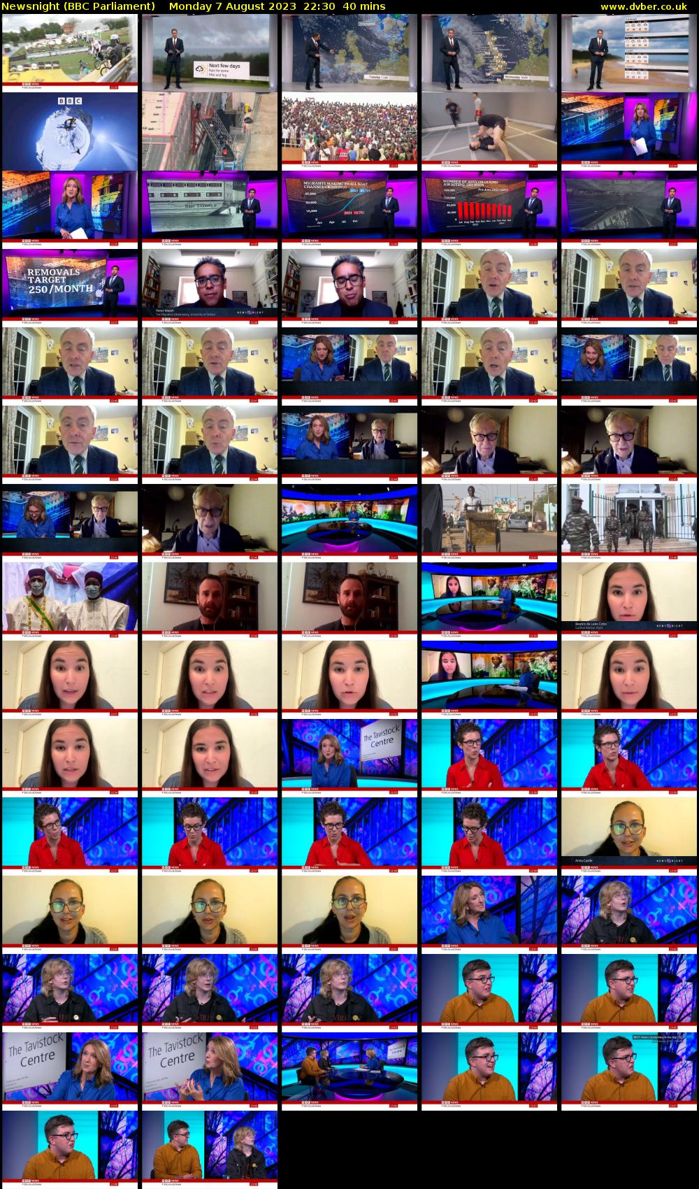 Newsnight (BBC Parliament) Monday 7 August 2023 22:30 - 23:10