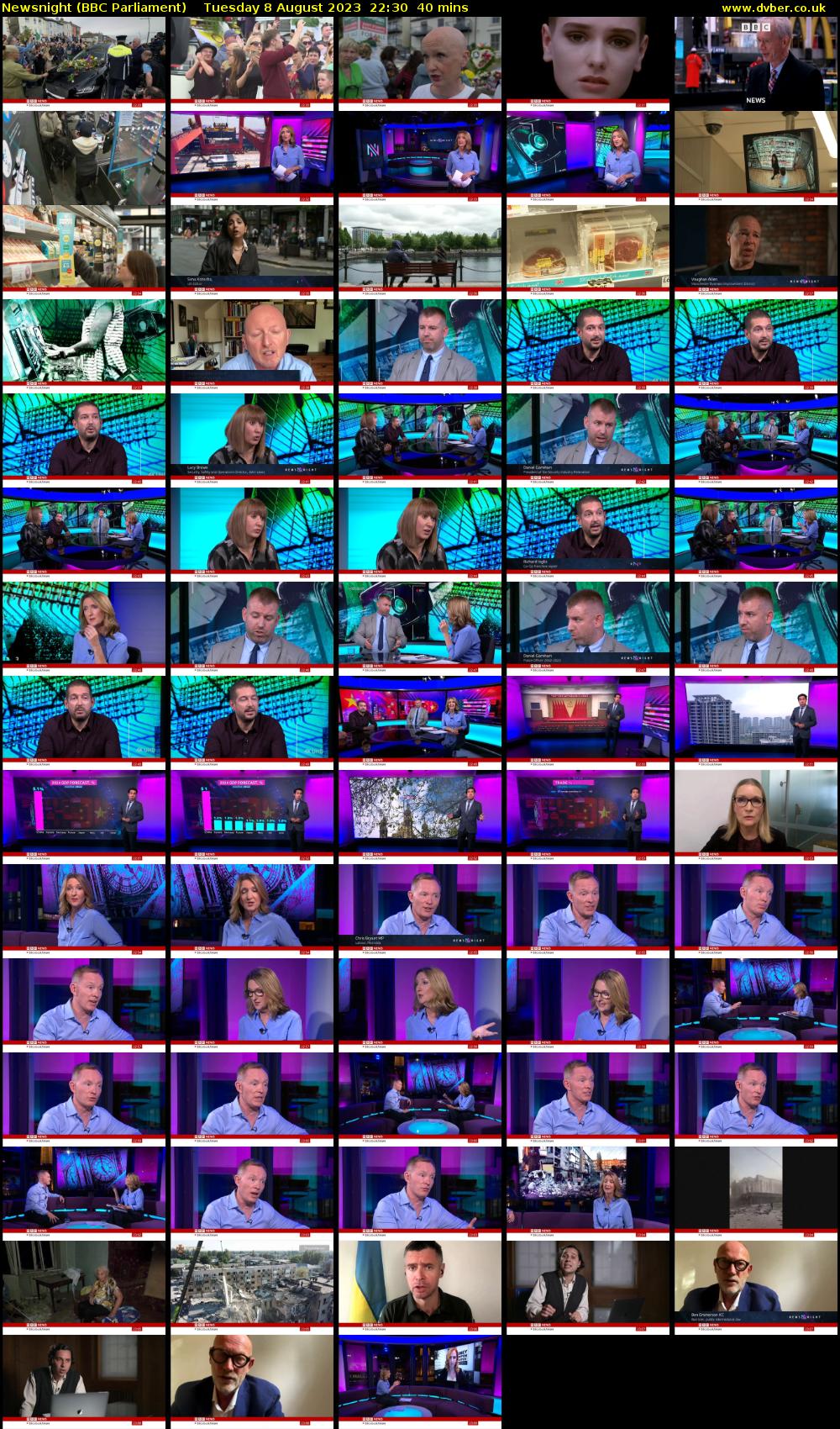 Newsnight (BBC Parliament) Tuesday 8 August 2023 22:30 - 23:10