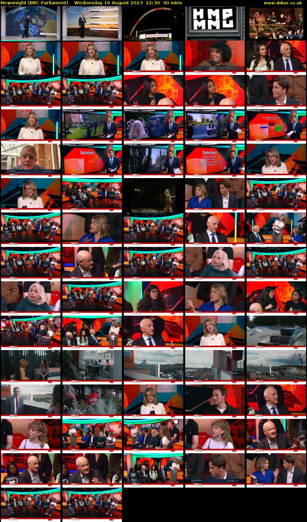 Newsnight (BBC Parliament) Wednesday 16 August 2023 22:30 - 23:10