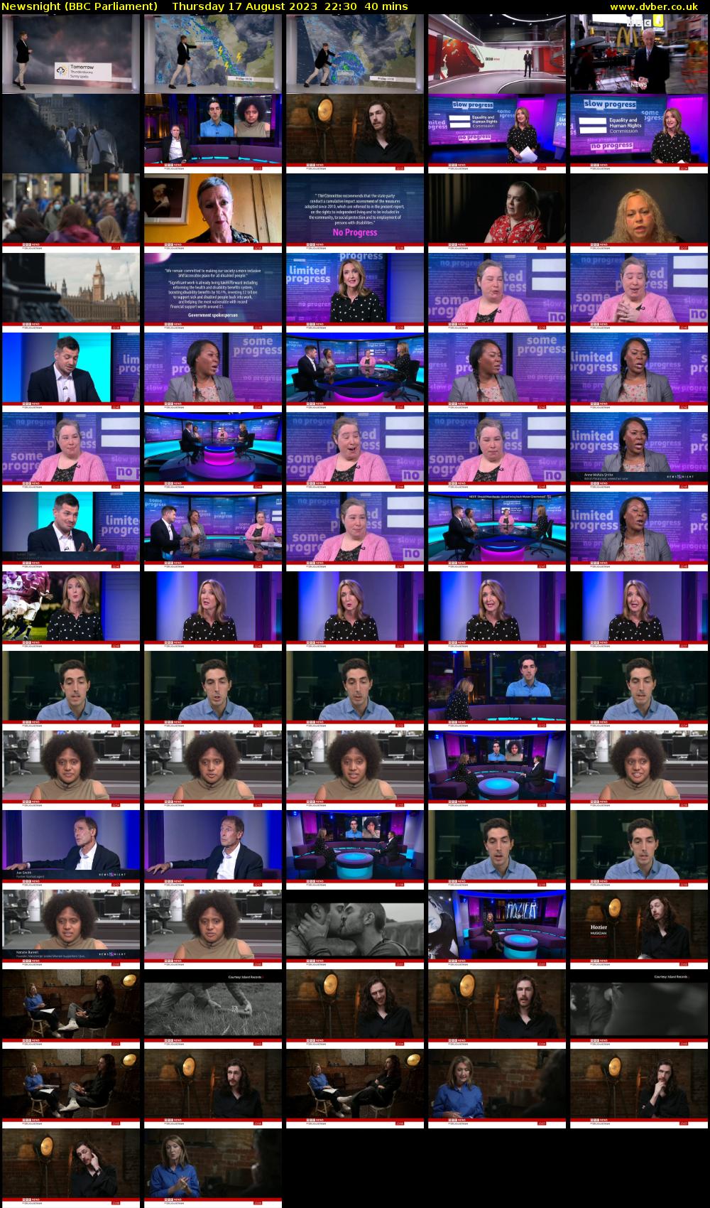 Newsnight (BBC Parliament) Thursday 17 August 2023 22:30 - 23:10