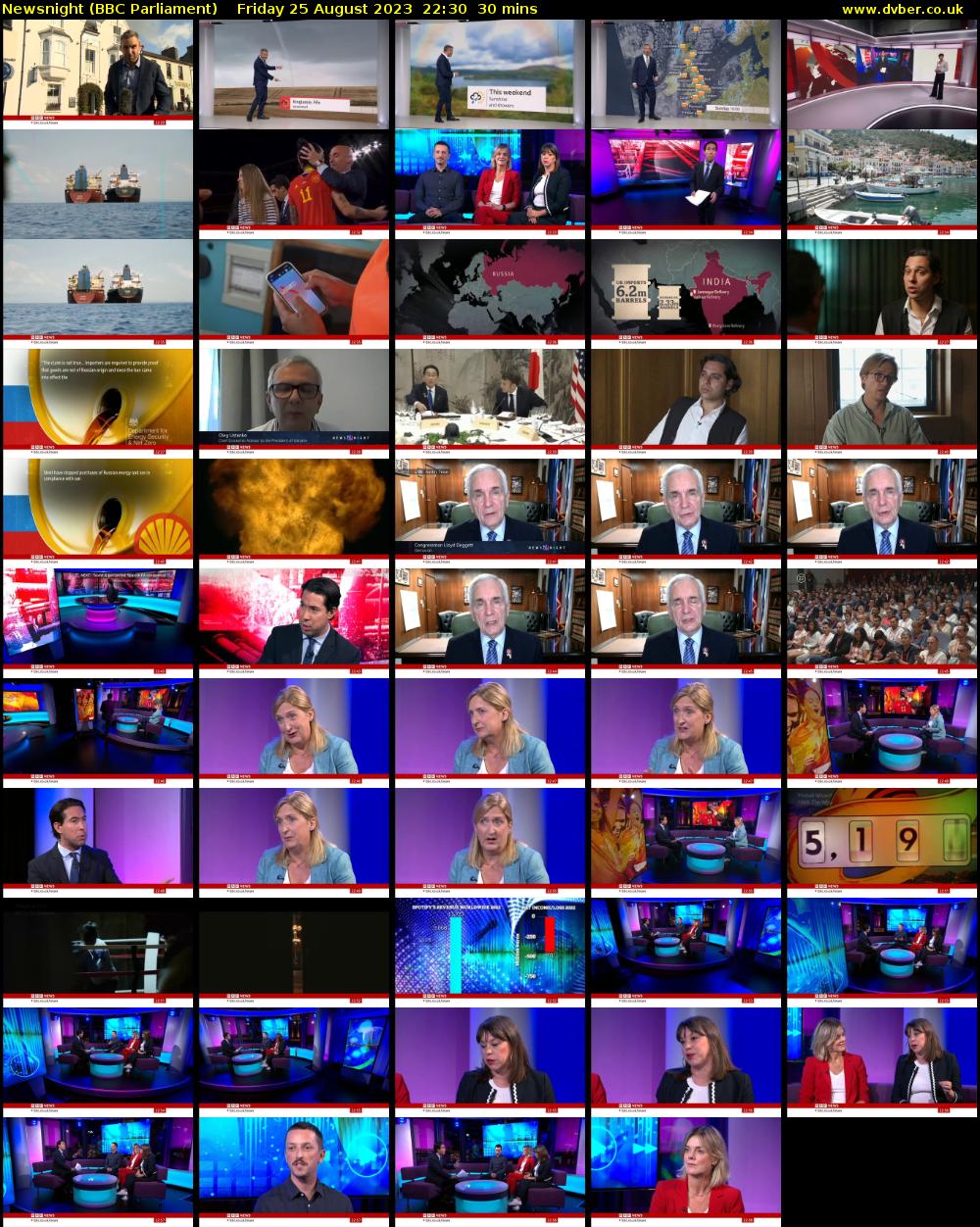 Newsnight (BBC Parliament) Friday 25 August 2023 22:30 - 23:00