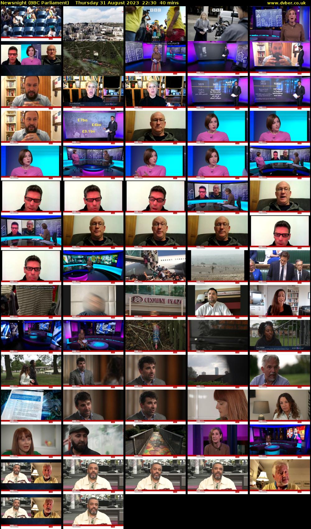 Newsnight (BBC Parliament) Thursday 31 August 2023 22:30 - 23:10