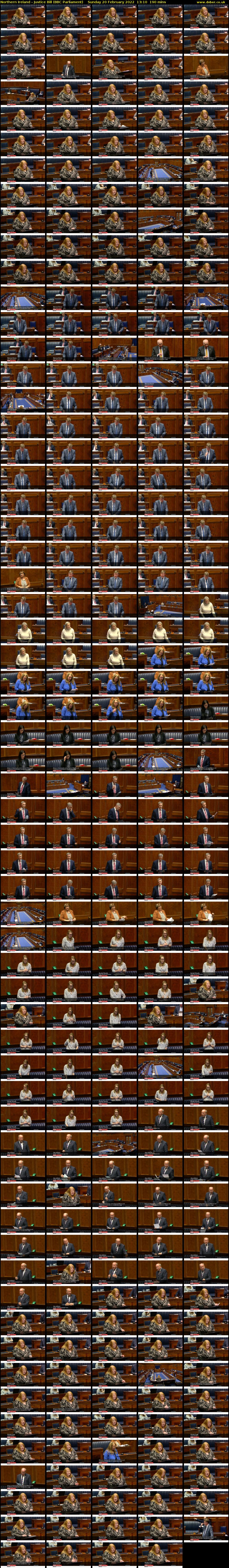Northern Ireland - Justice Bill (BBC Parliament) Sunday 20 February 2022 13:10 - 16:20