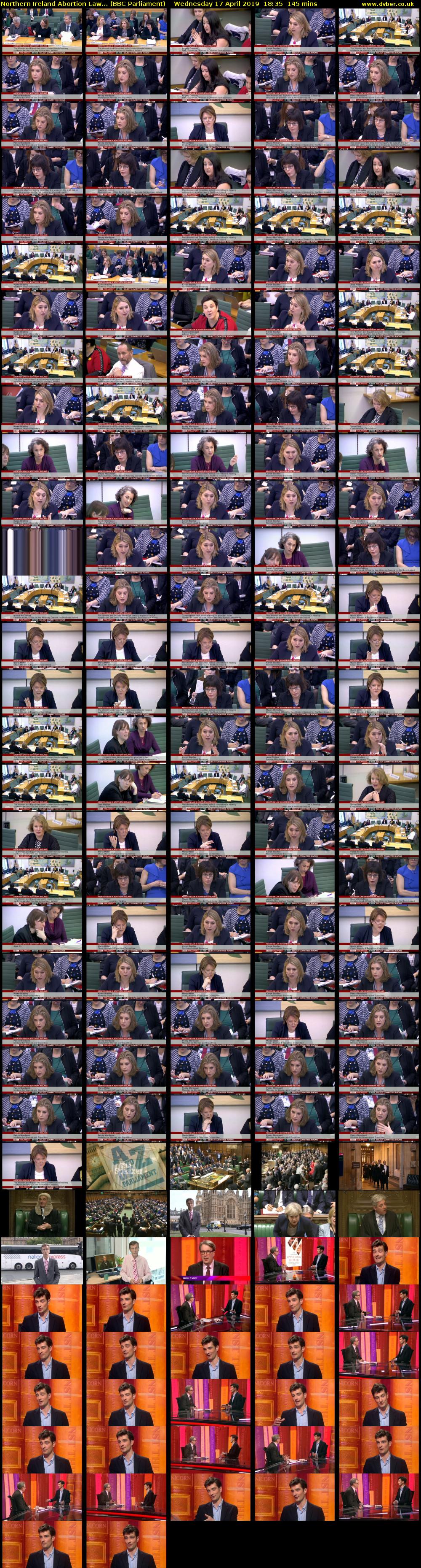 Northern Ireland Abortion Law... (BBC Parliament) Wednesday 17 April 2019 18:35 - 21:00