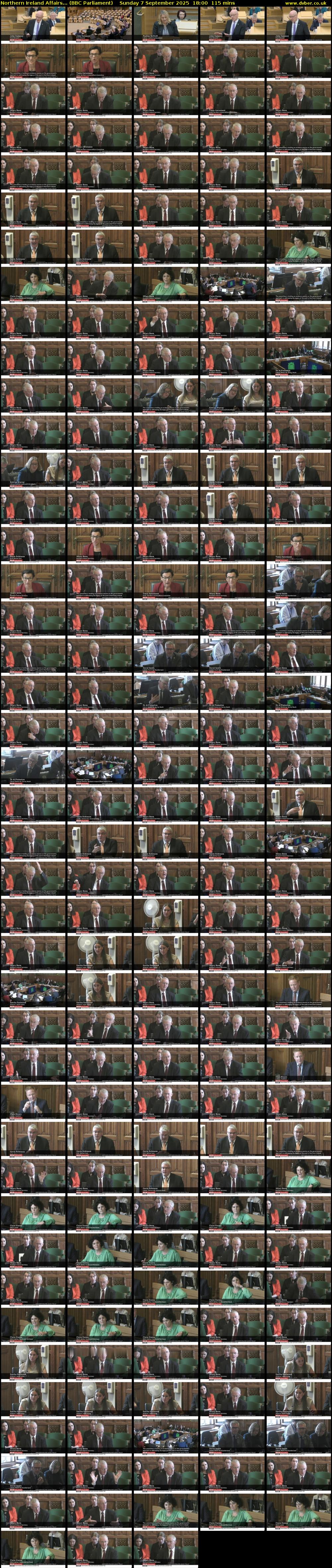 Northern Ireland Affairs... (BBC Parliament) Sunday 7 September 2025 18:00 - 19:55