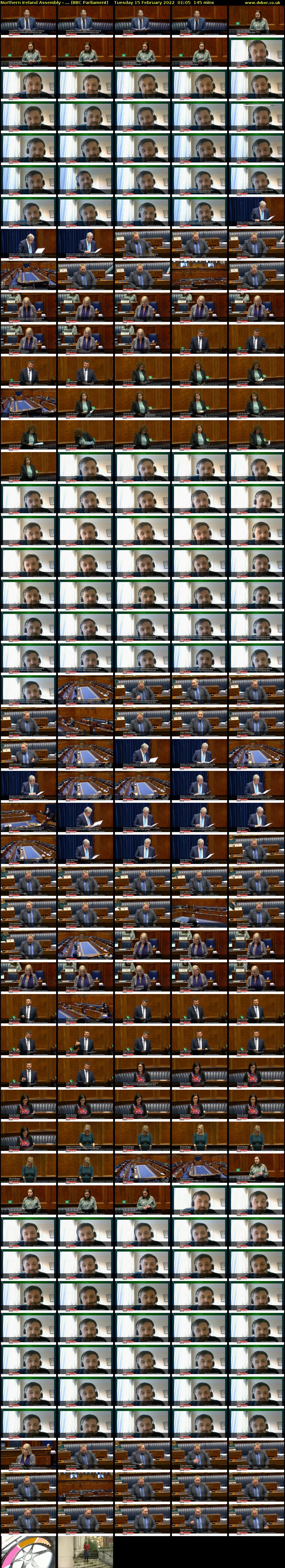 Northern Ireland Assembly - ... (BBC Parliament) Tuesday 15 February 2022 01:05 - 03:30