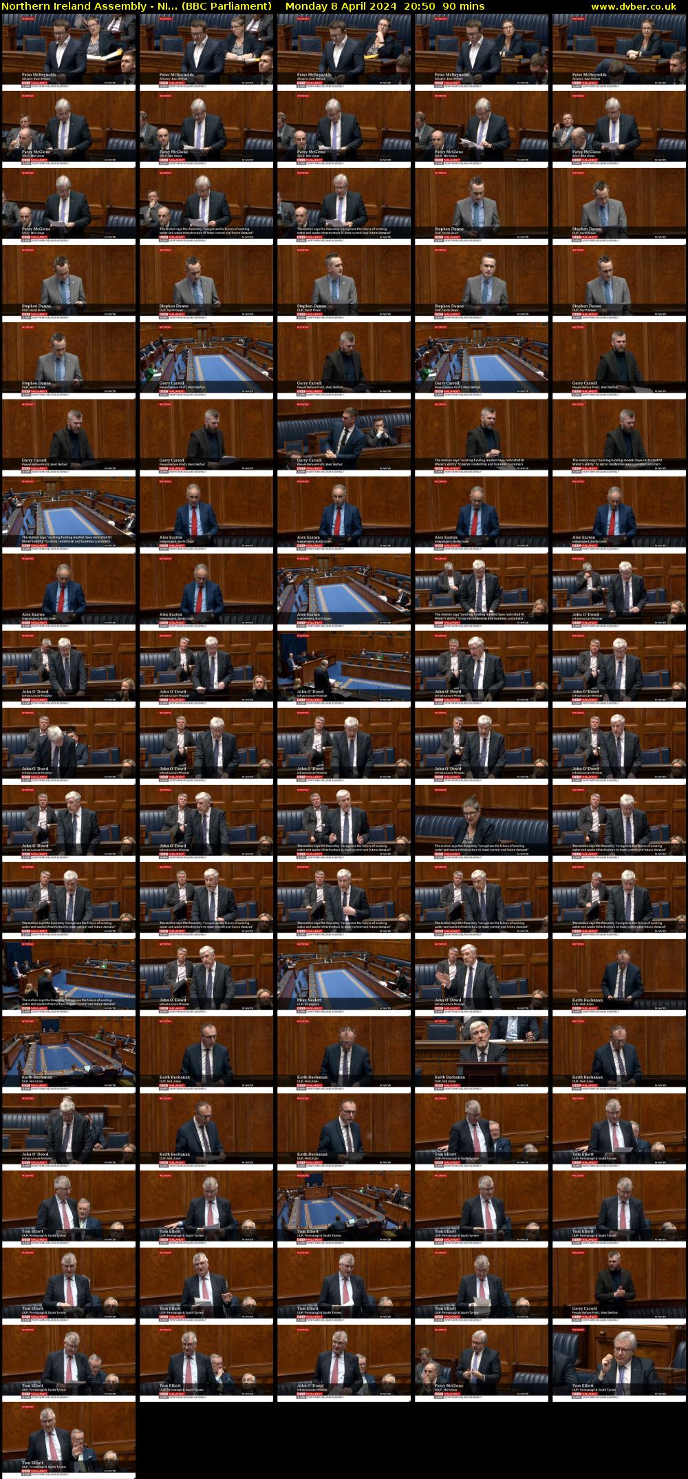 Northern Ireland Assembly - NI... (BBC Parliament) Monday 8 April 2024 20:50 - 22:20