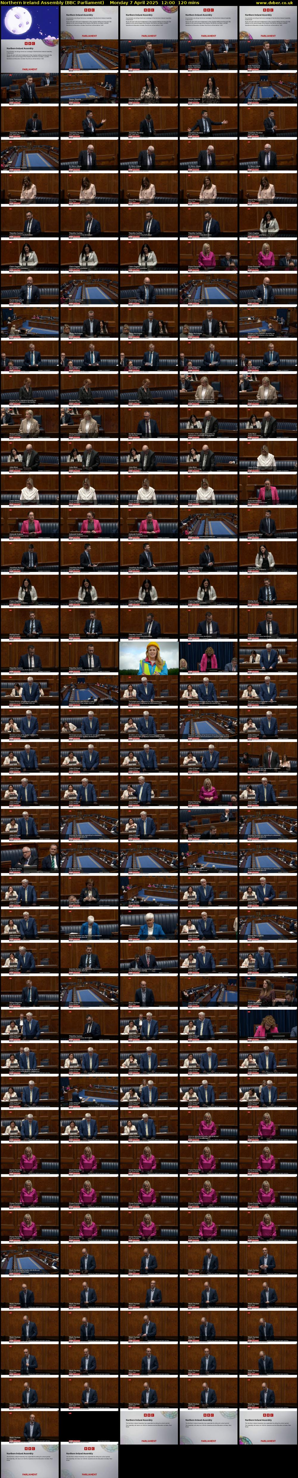 Northern Ireland Assembly (BBC Parliament) Monday 7 April 2025 12:00 - 14:00