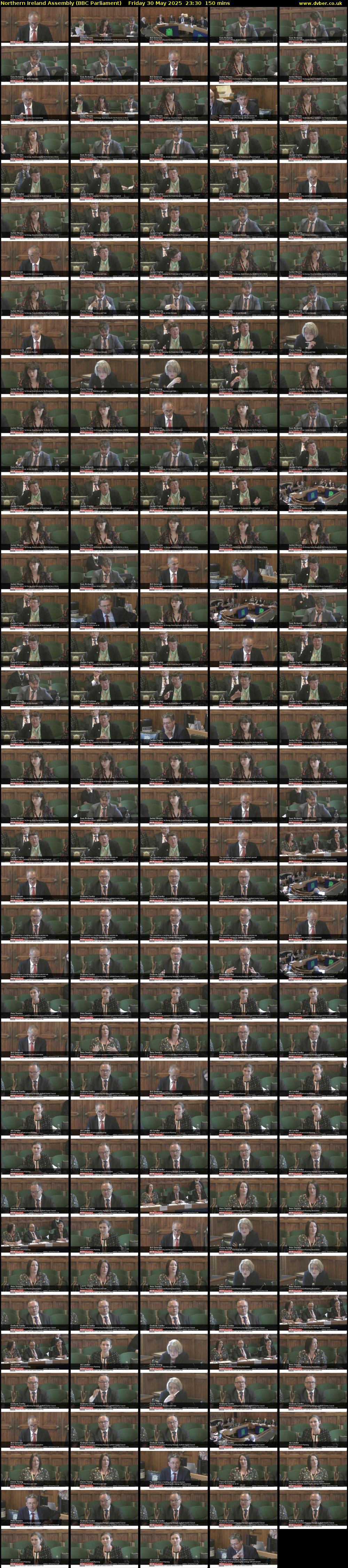 Northern Ireland Assembly (BBC Parliament) Friday 30 May 2025 23:30 - 02:00