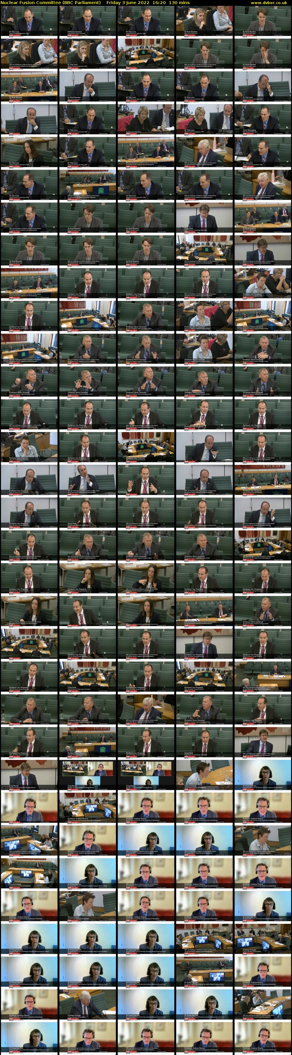 Nuclear Fusion Committee (BBC Parliament) Friday 3 June 2022 16:20 - 18:30