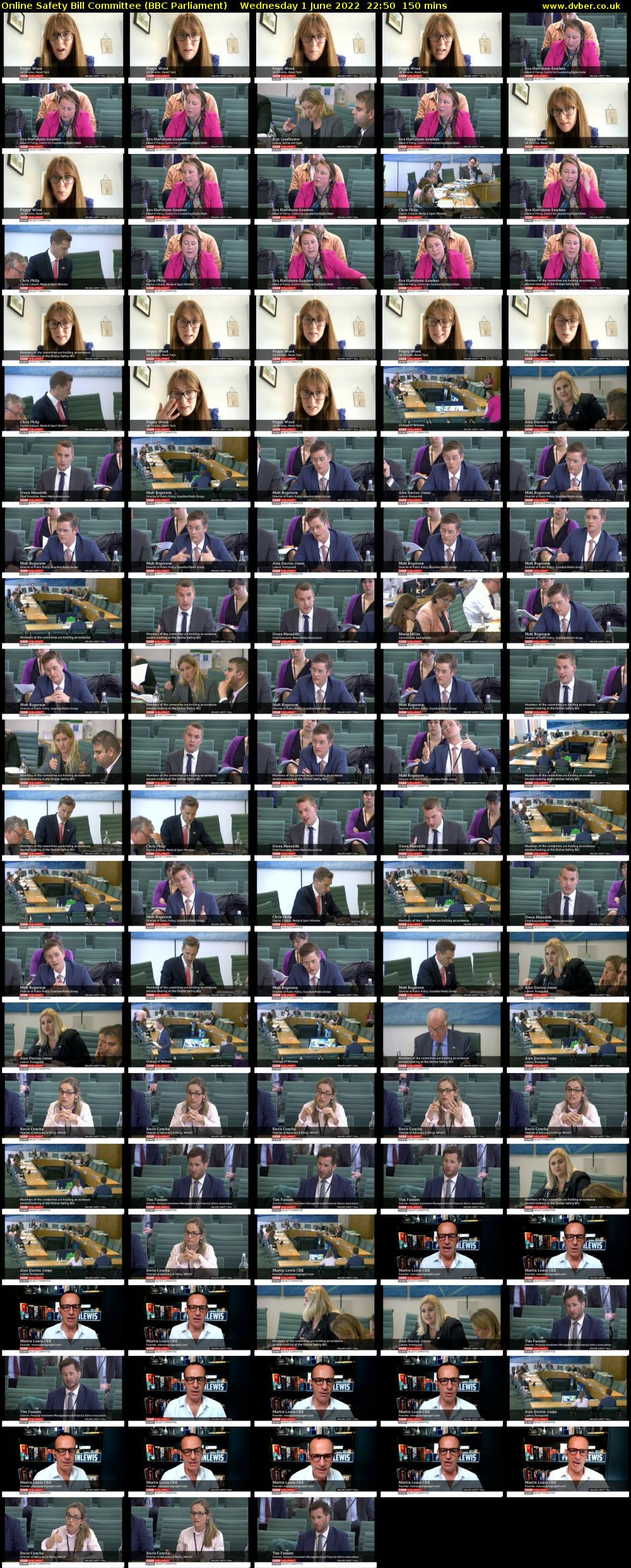 Online Safety Bill Committee (BBC Parliament) Wednesday 1 June 2022 22:50 - 01:20