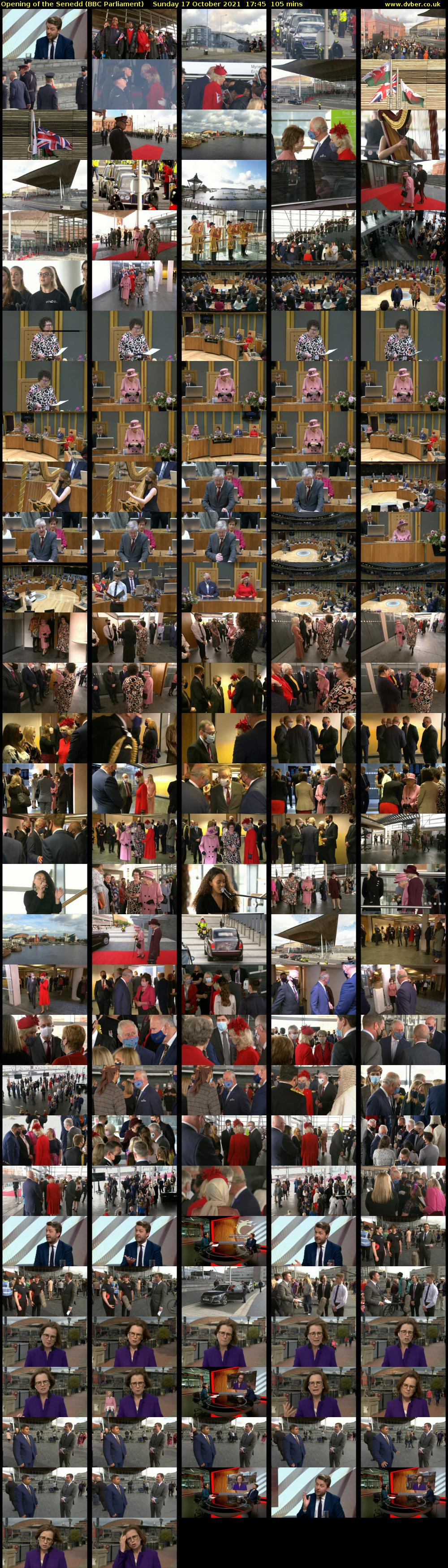 Opening of the Senedd (BBC Parliament) Sunday 17 October 2021 17:45 - 19:30