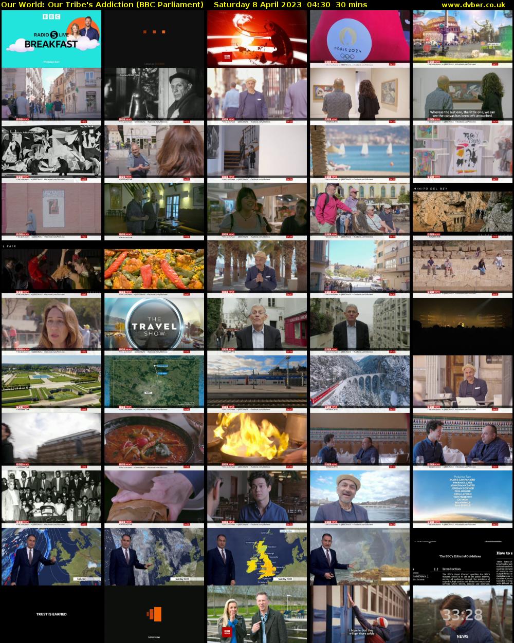 Our World: Our Tribe's Addiction (BBC Parliament) Saturday 8 April 2023 04:30 - 05:00