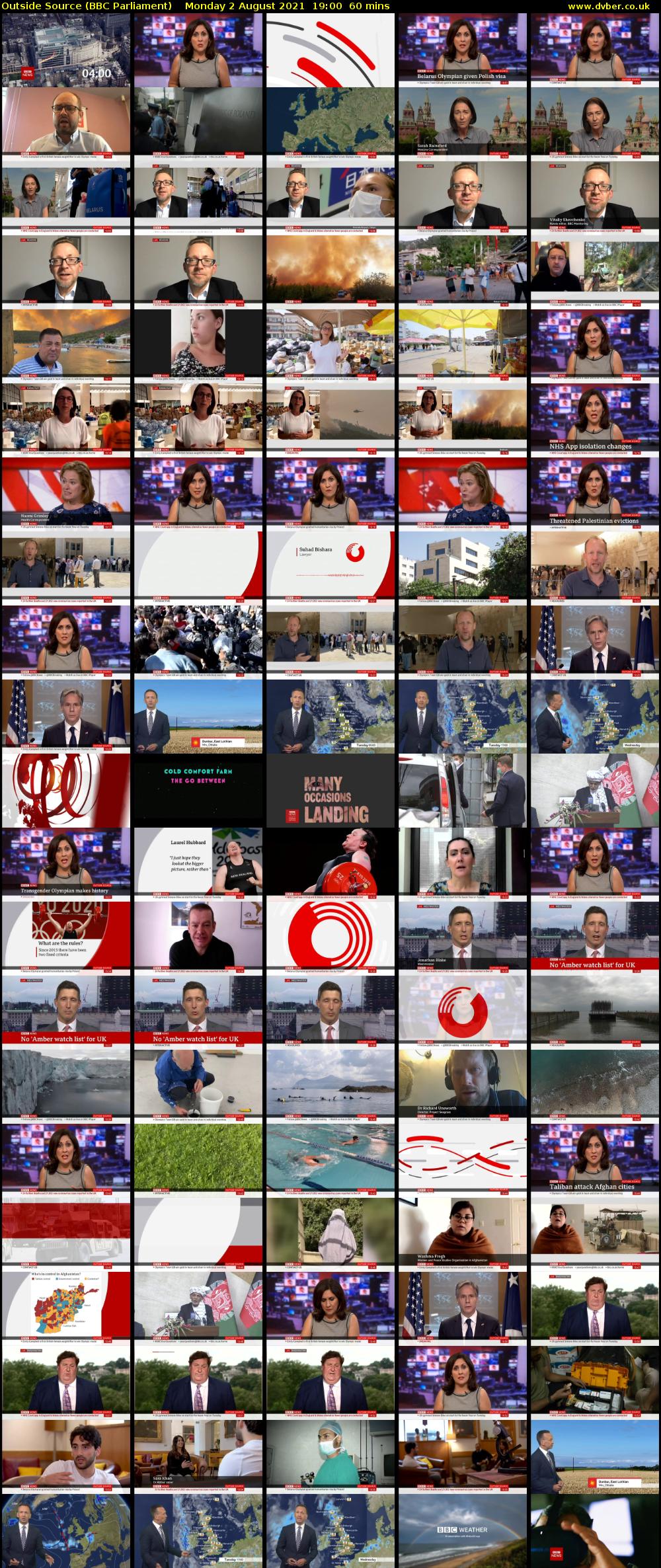 Outside Source (BBC Parliament) Monday 2 August 2021 19:00 - 20:00