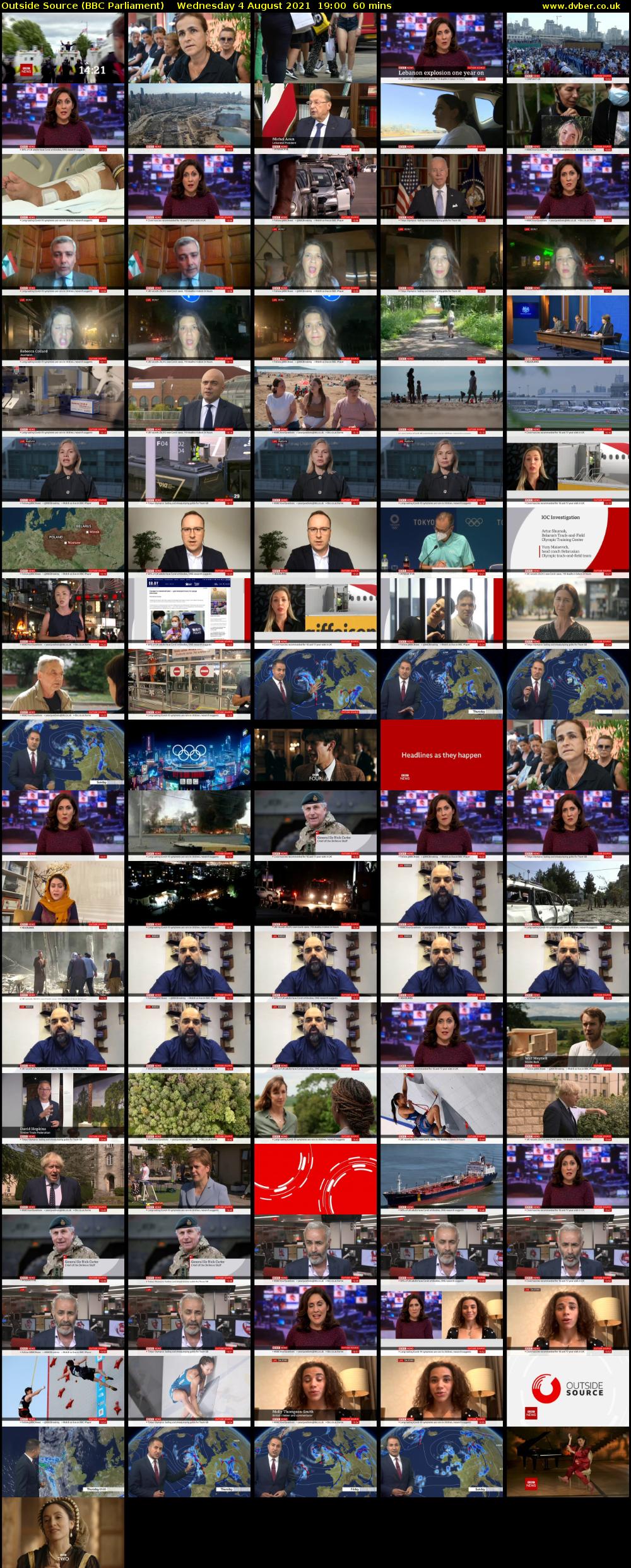 Outside Source (BBC Parliament) Wednesday 4 August 2021 19:00 - 20:00
