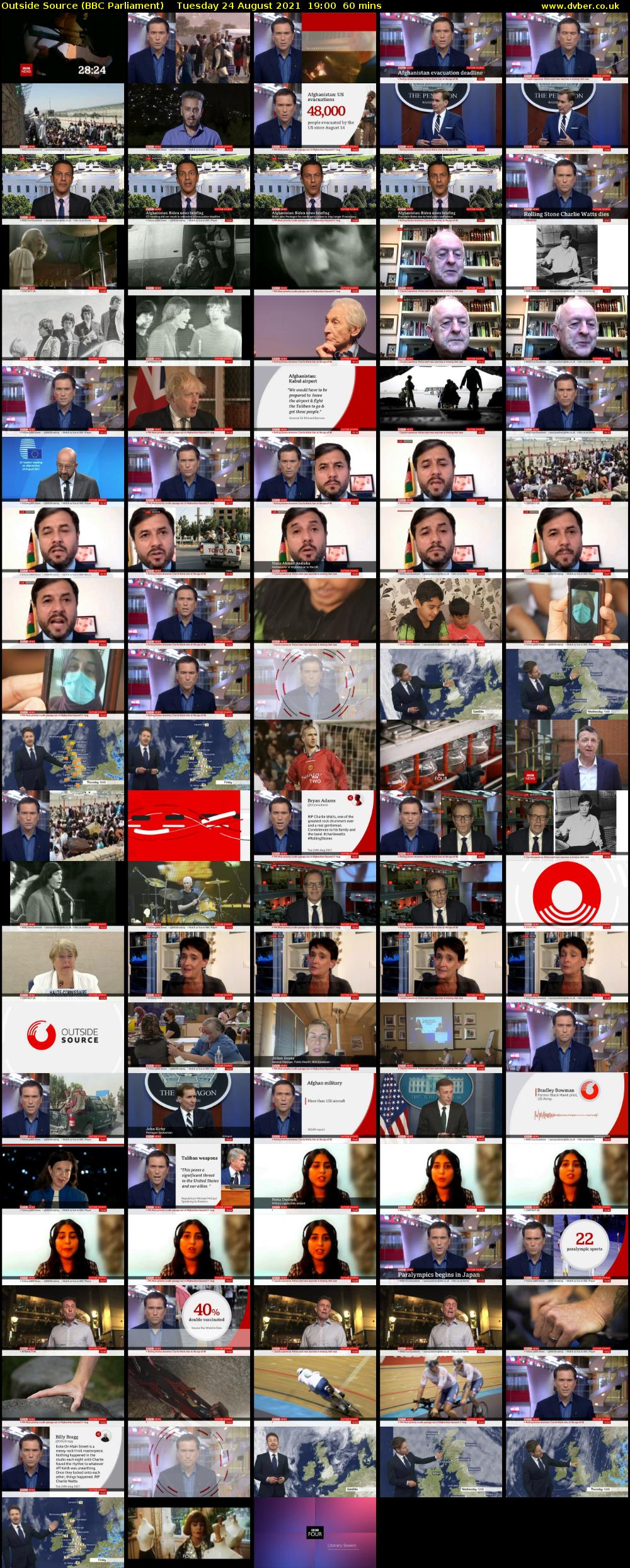 Outside Source (BBC Parliament) Tuesday 24 August 2021 19:00 - 20:00