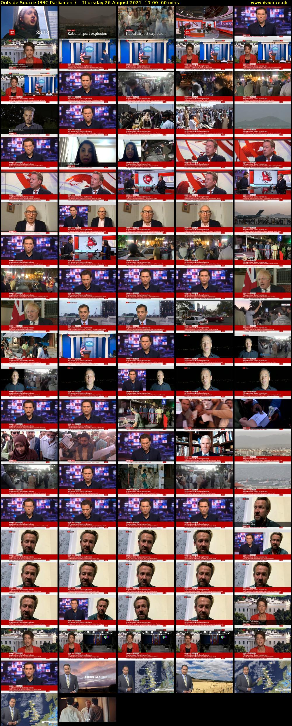 Outside Source (BBC Parliament) Thursday 26 August 2021 19:00 - 20:00