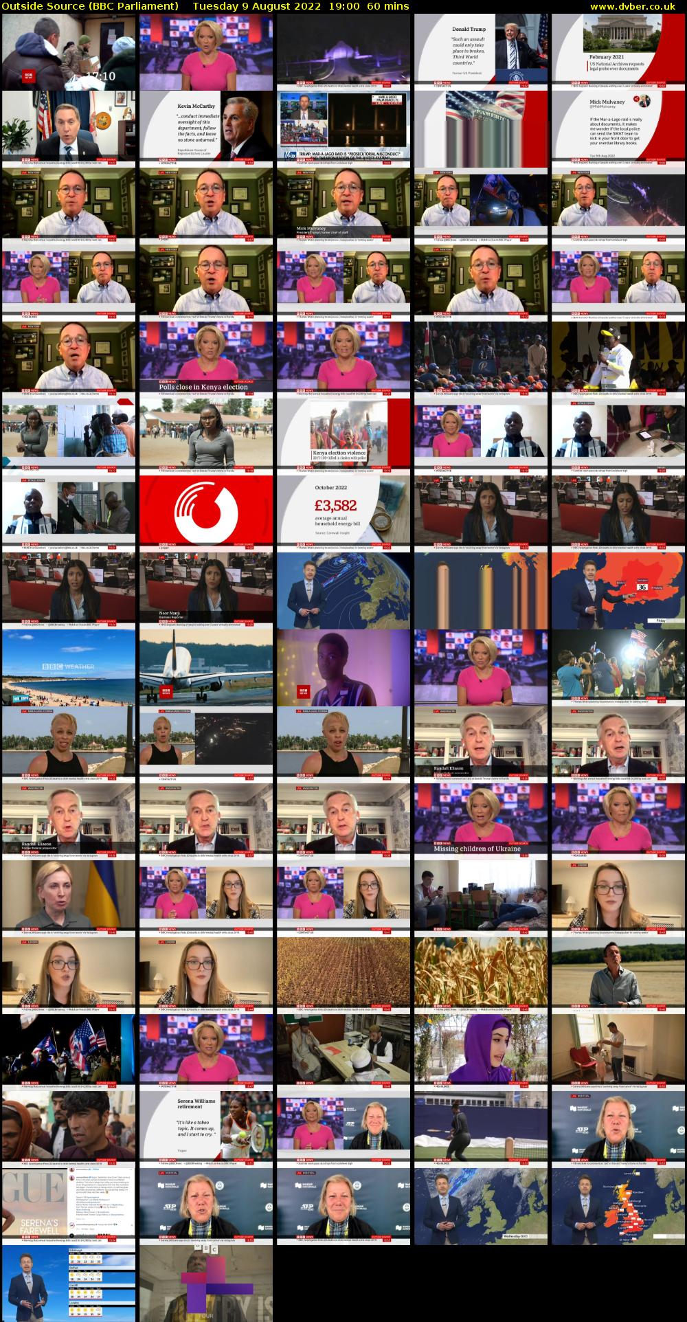 Outside Source (BBC Parliament) Tuesday 9 August 2022 19:00 - 20:00
