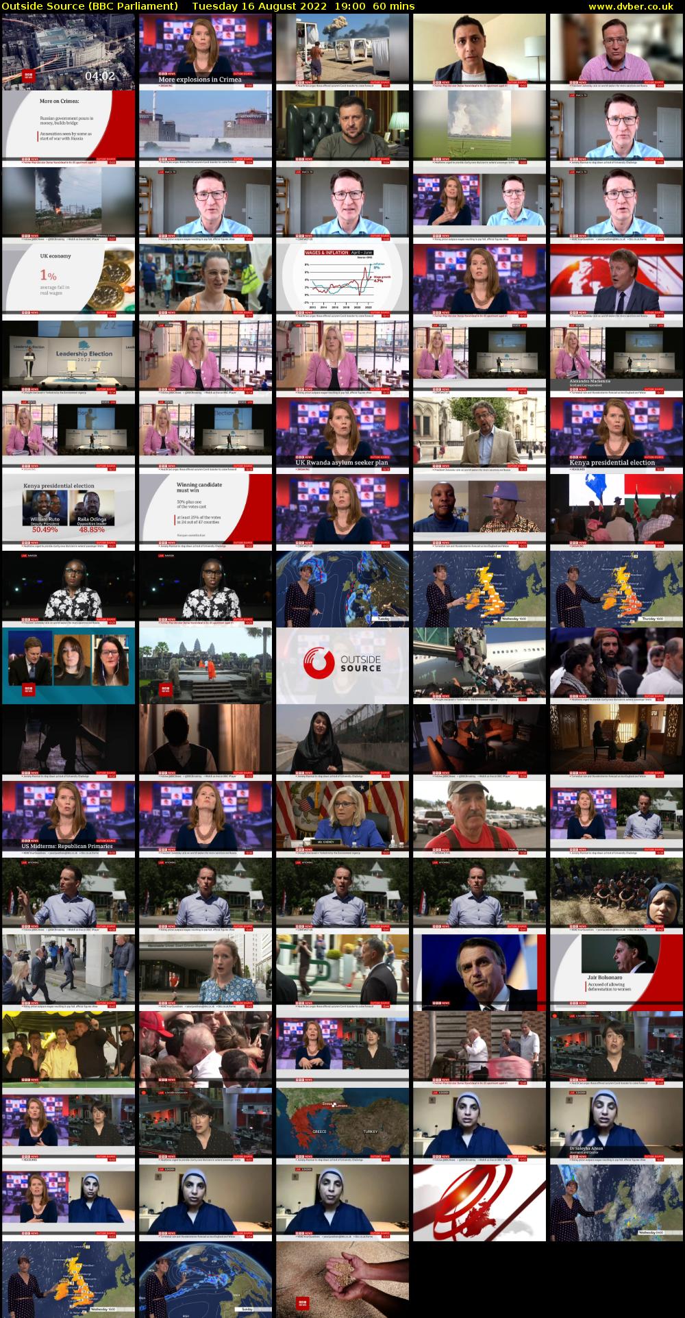 Outside Source (BBC Parliament) Tuesday 16 August 2022 19:00 - 20:00