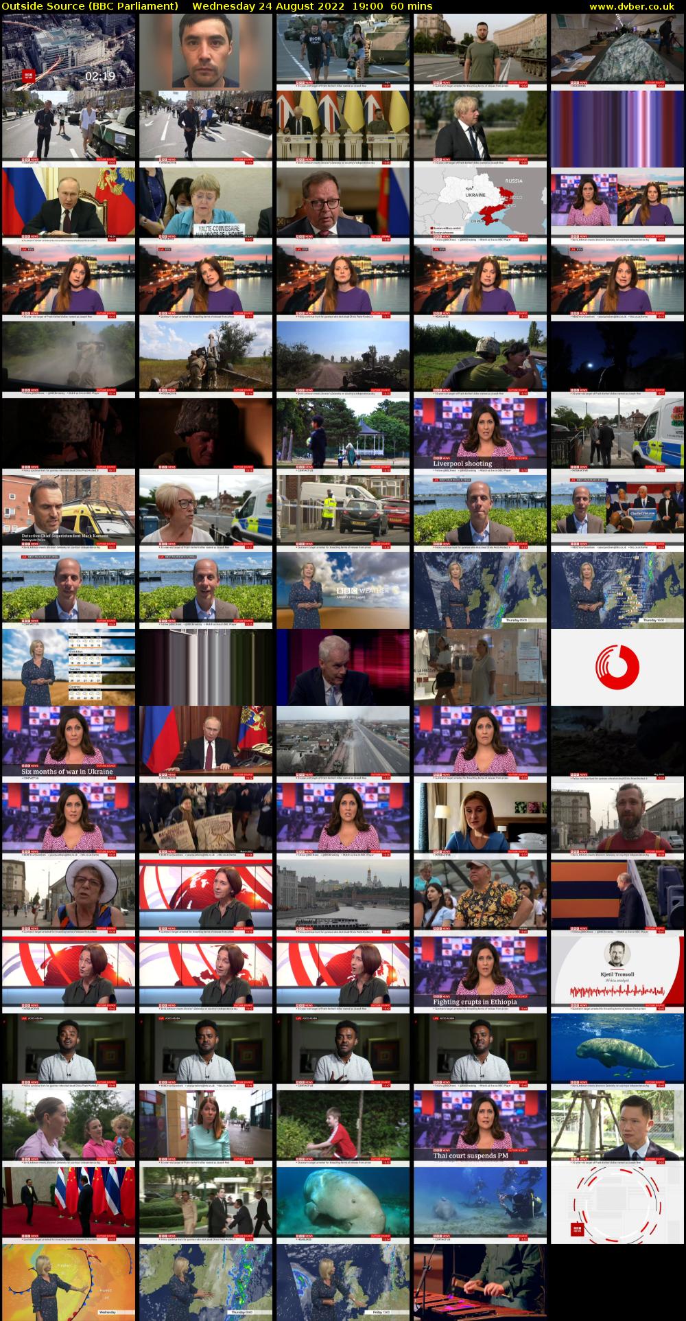 Outside Source (BBC Parliament) Wednesday 24 August 2022 19:00 - 20:00
