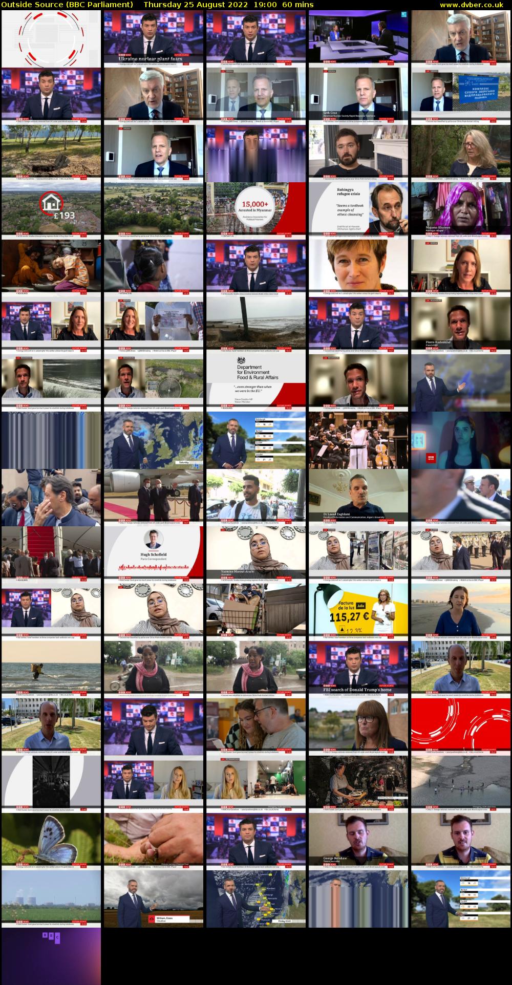 Outside Source (BBC Parliament) Thursday 25 August 2022 19:00 - 20:00