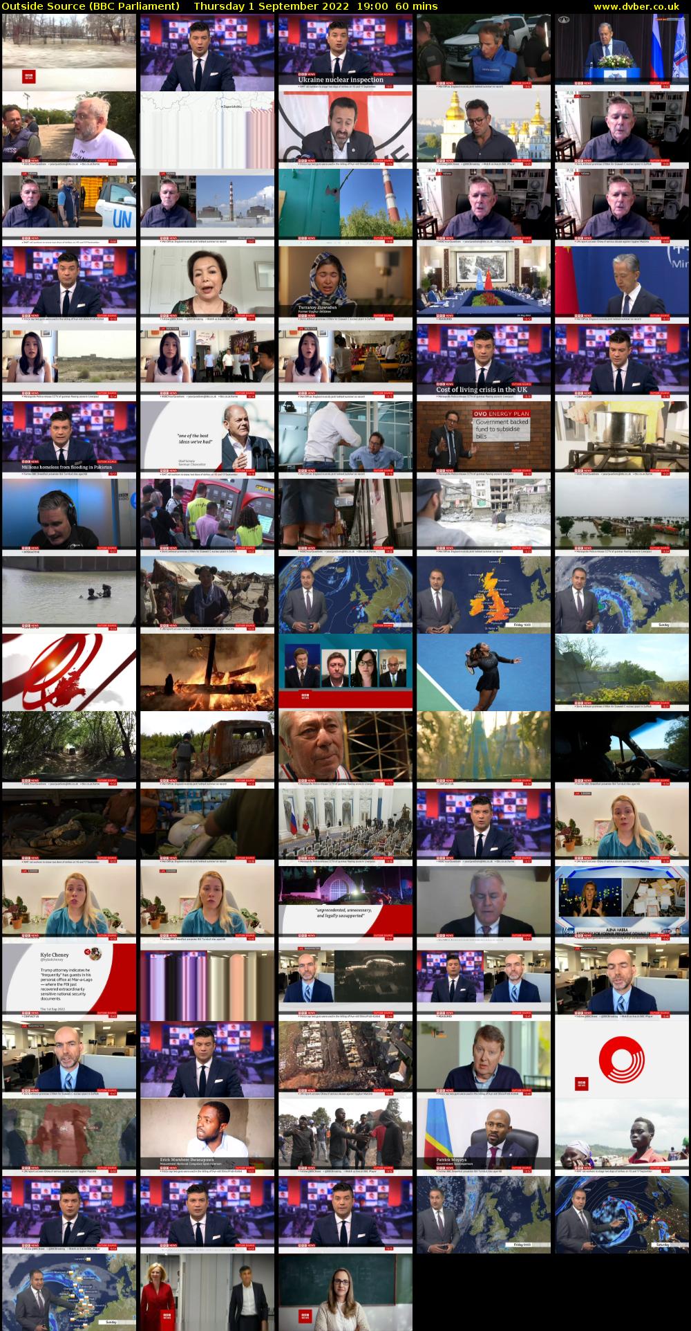 Outside Source (BBC Parliament) Thursday 1 September 2022 19:00 - 20:00