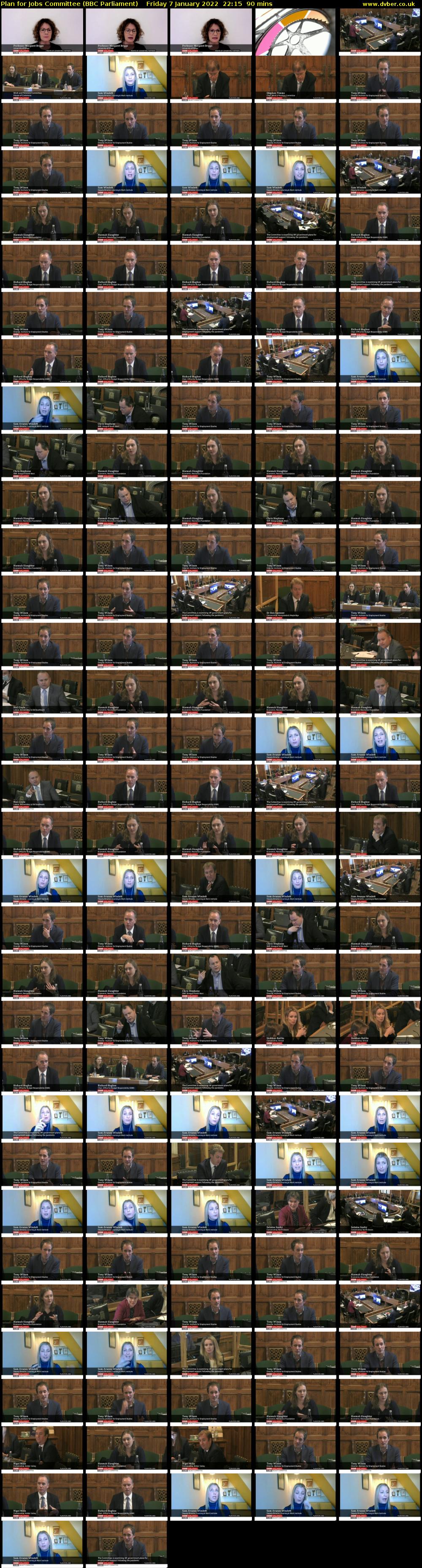 Plan for Jobs Committee (BBC Parliament) Friday 7 January 2022 22:15 - 23:45